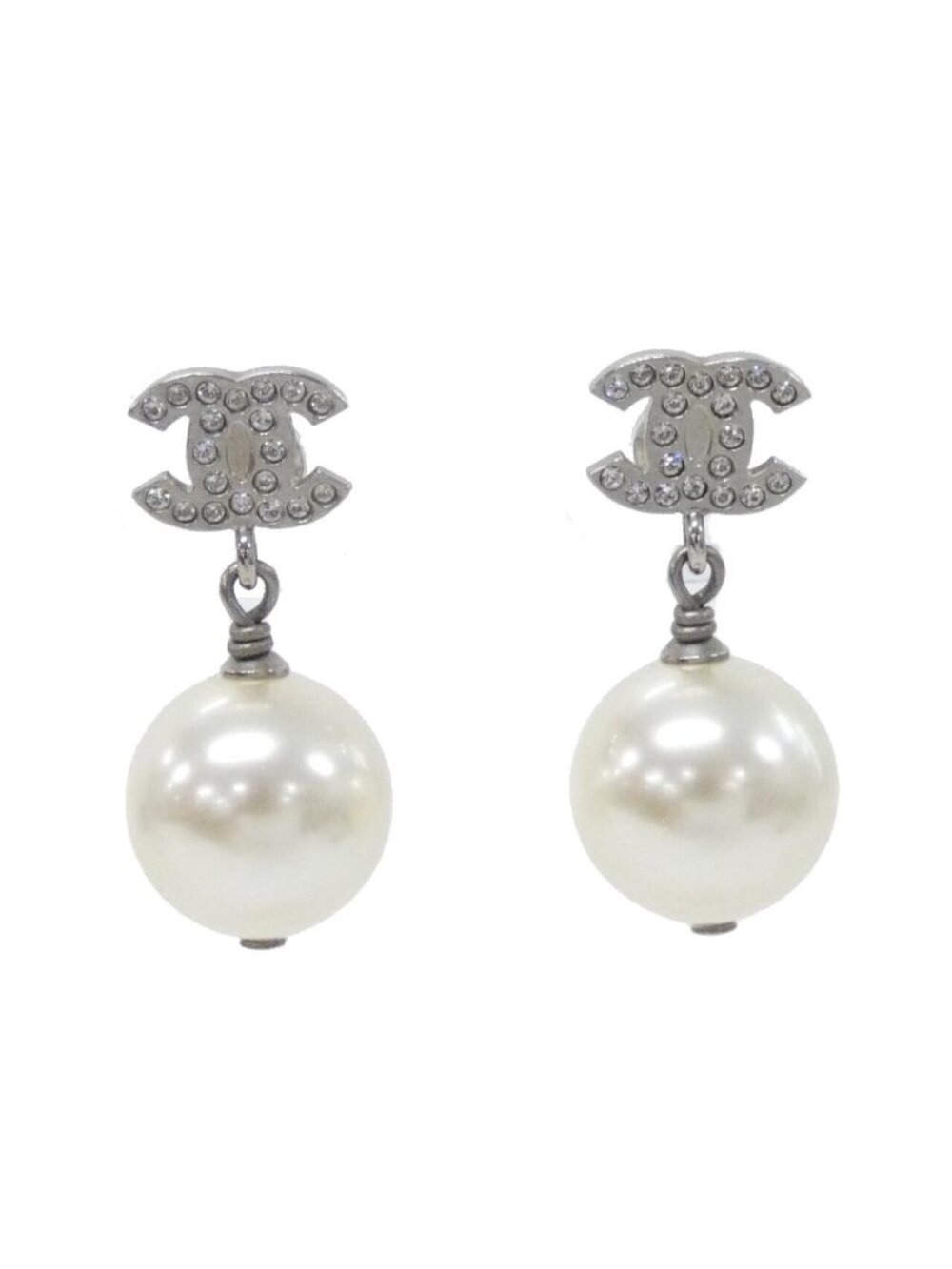 Chanel Earrings Silver